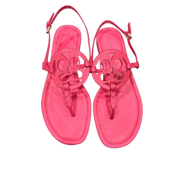 Coach Jaci Pink Sandals 9 - Picture 1 of 7
